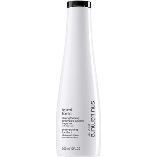 Shu Uemura Izumi Tonic Strengthening Shampoo in 300ml bottle, designed to strengthen and nourish hair.