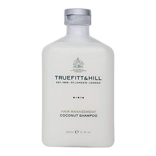 Truefitt & Hill Coconut Shampoo in 12.3 oz bottle, natural coconut scent, creamy shampoo for healthy hair, by Pasteur Pharmacy