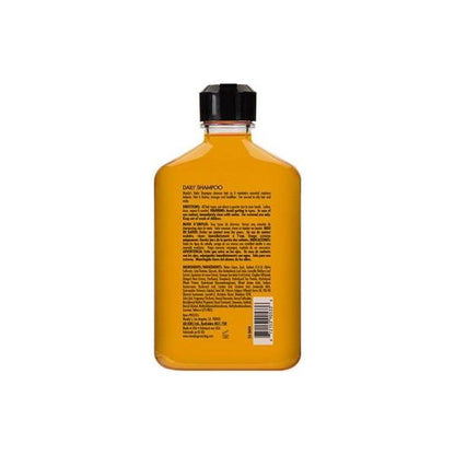 Woody's For Men Daily Shampoo for normal to oily hair, Pasteur Pharmacy, 12 fl oz bottle, clear liquid shampoo with label