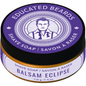 Educated Beards Balsam Eclipse Shave Soap in 4 oz container, natural beard care product by Pasteur Pharmacy, creamy and rich lather