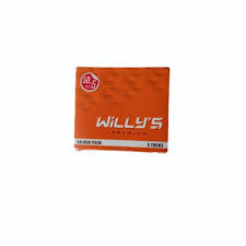 Willys Premium Shaving Blade pack with 55 blades from Pasteur Pharmacy, featuring individually wrapped stainless steel razor blades.
