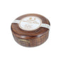 D. R. Harris & Co Almond Mahogany shaving bowl, 100g, featuring a classic design with a mahogany finish for traditional grooming.