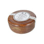 D. R. Harris & Co Arlington Mahogany Shaving Bowl, 100g, featuring a classic wooden design for wet shaving accessories.