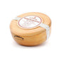 D. R. Harris & Co Marlborough Beech Shaving Bowl, 100g, with a classic wooden design and lid, ideal for traditional shaving.