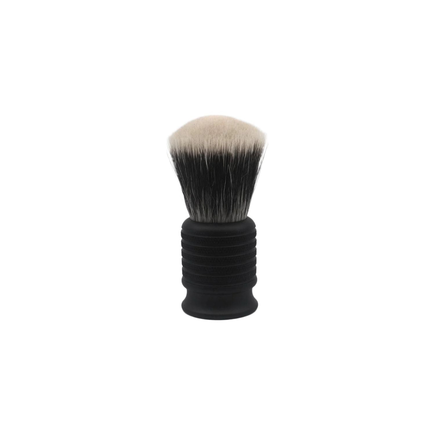 Black Alpha Brush & Shaving Co. El Gordo G5 shaving brush with dense bristles and a sleek handle for a premium shave.