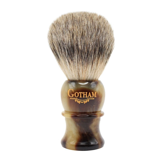 Gotham Pasteur Exclusive BE20-FH50 shaving brush with soft bristles and a classic handle, perfect for a traditional shaving experience.