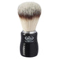 Omega Hi-Brush fiber synthetic shaving brush with a wooden handle, designed for a smooth and comfortable shaving experience.