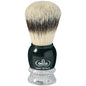 Omega Hog Bristle Shaving Brush with chromed ABS handle, ideal for traditional wet shaving. Pasteur Pharmacy brand.