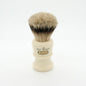 Simpsons Fifty Series 59 Best Badger Shaving Brush with a wooden handle and soft bristles for a smooth shave.