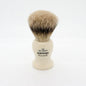 Simpsons Harvard H5 Best Badger Shaving Brush with wooden handle and dense bristles, ideal for traditional wet shaving.