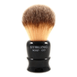 Synthetic Li'l Brudder shaving brush by Stirling Soap Co. with 22mm knot and 51mm handle, featuring soft bristles for a smooth shave.