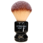 Synthetic Stirling Soap Co. shaving brush with a 26x54 Pro handle, featuring soft bristles and a sleek design.