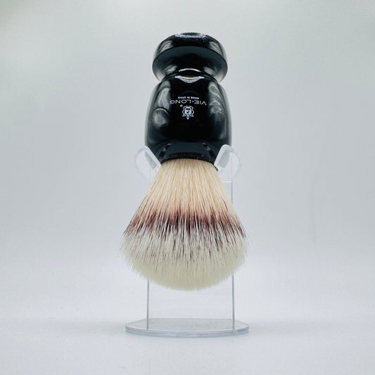 Vielong Extra Soft Synthetic Badger Hair Shaving Brush by Pasteur Pharmacy with soft bristles and ergonomic handle.