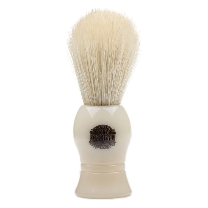 Vulfix VS/2 Pure Bristle Shaving Brush with imitation ivory handle, natural bristle texture, designed for traditional shaving.