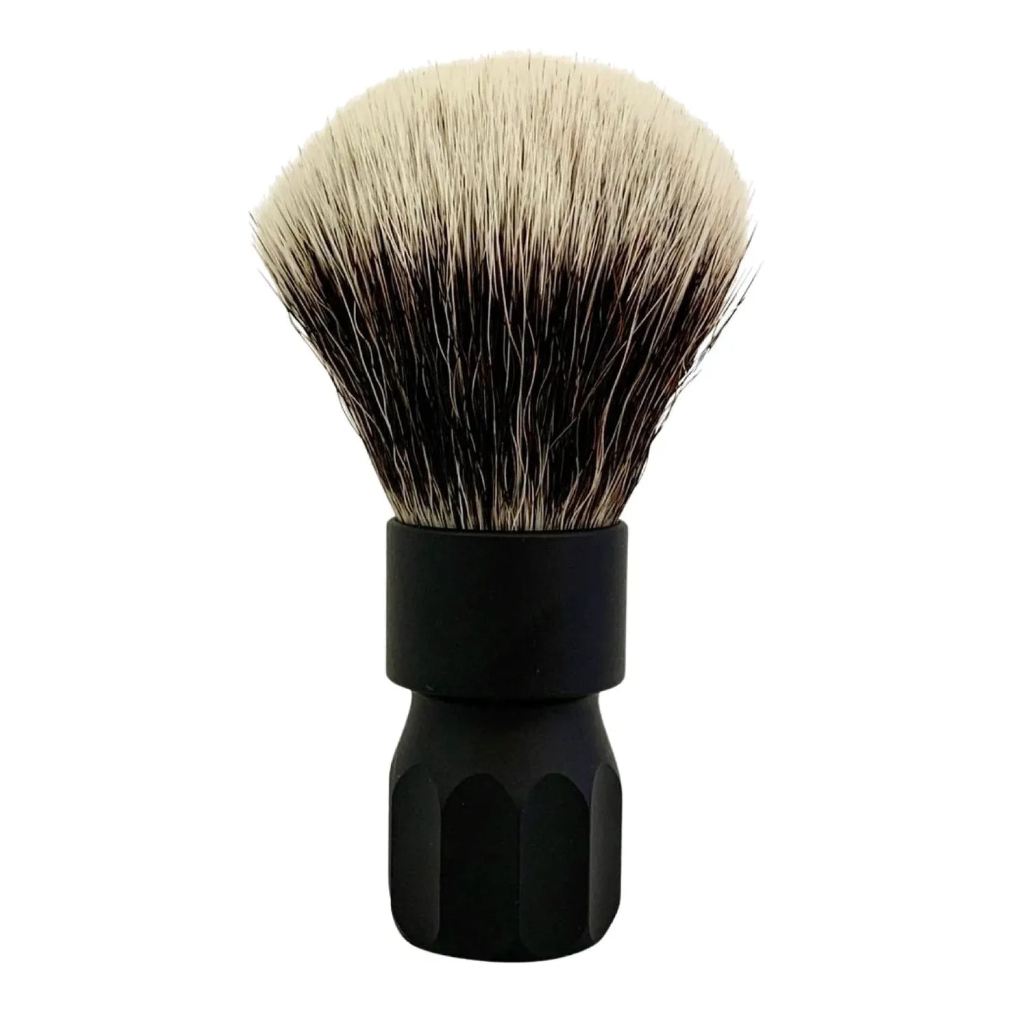 Red Alpha Brush & Shaving Co. Revolver G4 Shaving Brush with dense bristles and ergonomic handle for a smooth shave.
