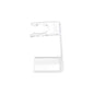 Clear acrylic Semogue 0010 shaving brush stand with elegant design, suitable for organizing and displaying your shaving brushes.