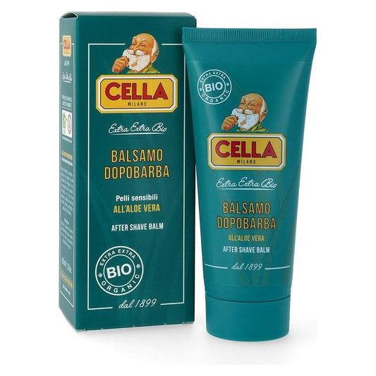 Cella Milano Extra Bio Shaving Cream with Aloe Vera in 100ml tube, natural skin soothing shaving cream from Pasteur Pharmacy.