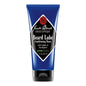 Jack Black Beard Lube Conditioning Shave cream with jojoba and eucalyptus, 6 oz, in a tube with a white and blue design.