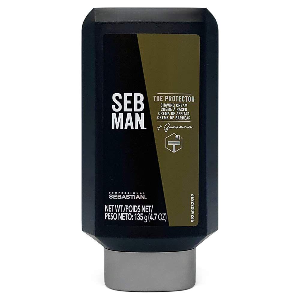 Sebastian Seb Man The Protector Shaving Cream by Sebastian in 4.7 oz tube, designed for a smooth shave and skin protection.