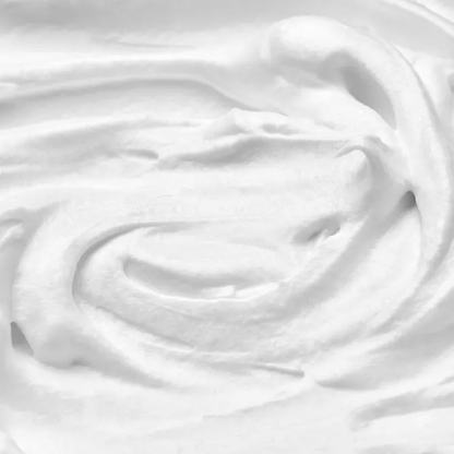 WhollyKaw Warrior Kingdom luxury shaving cream with peppermint and eucalyptus scent, in a tub showing the product label.