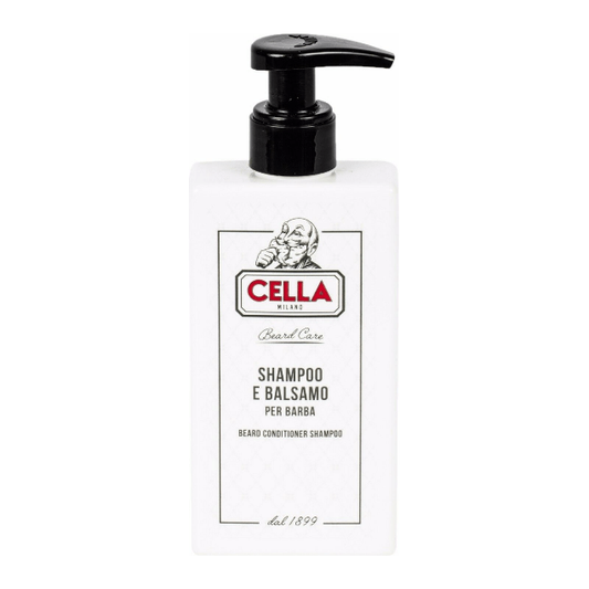 Cella Beard Conditioner Shampoo by Pasteur Pharmacy, 7.1 fl oz, grooming product for beard care and conditioning.