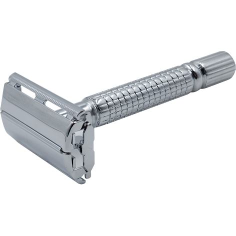 Furbo Safety Razor from Pasteur Pharmacy for shaving and grooming, with a sleek metal handle and double-edged blades