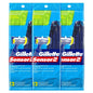 Gillette Sensor 2 Lubrastrip Pivot Disposable Razors for shaving and grooming, featuring pivoting head and lubricating strip.