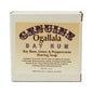 Ogallala Bay Rum shaving soap by Pasteur Pharmacy with bay rum, limes, and peppercorns in a 4.5 oz container.