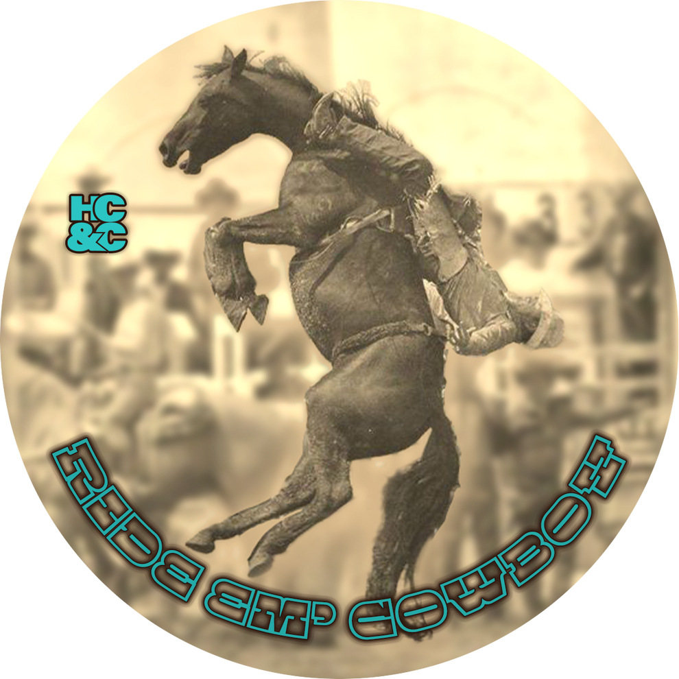 Pasteur Pharmacy HC&C Ride Em Cowboy Shaving Collection kit with shave soap in a 4 oz container, ideal for traditional grooming.