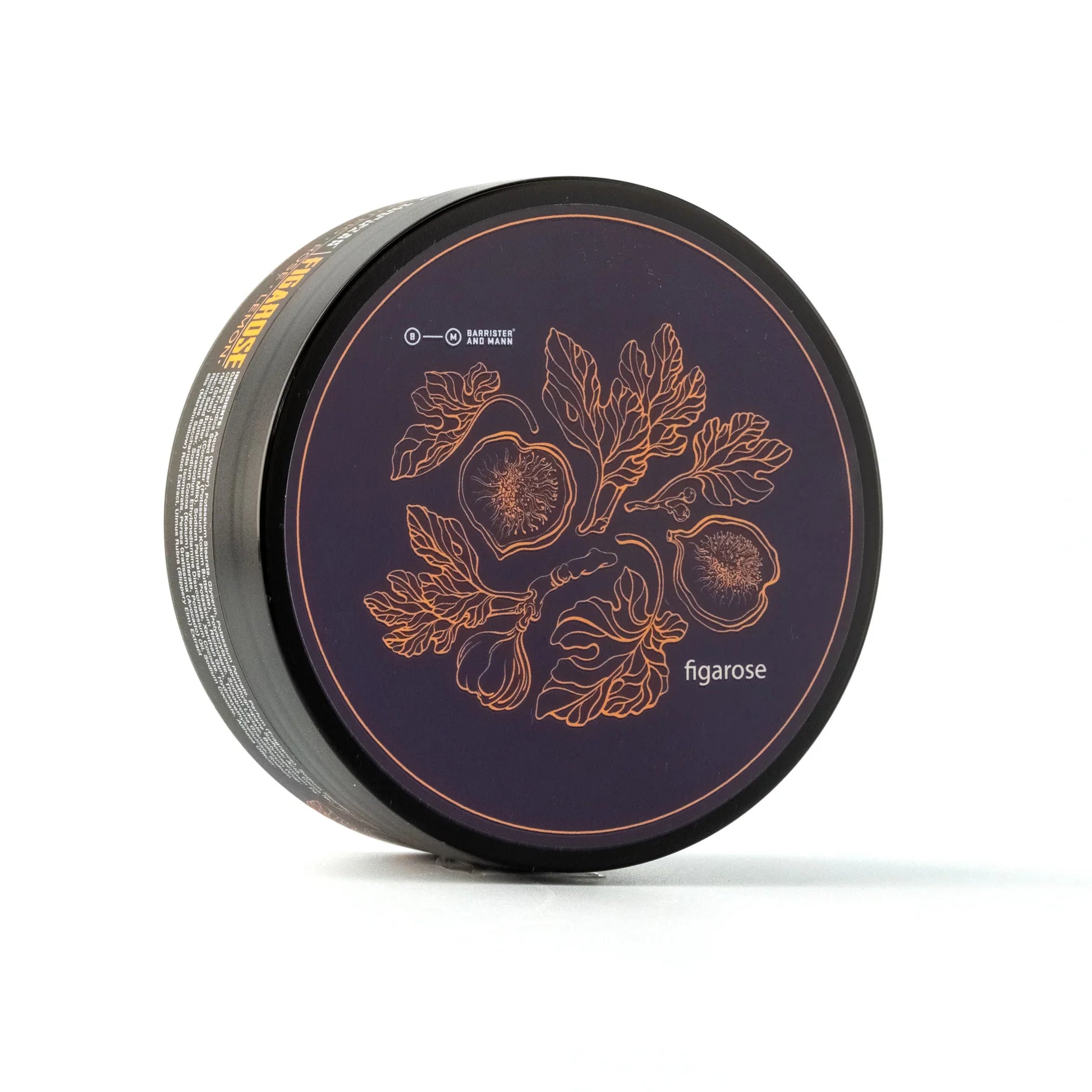 Barrister & Mann Figarose premium shaving kit with 4 oz shaving soap, featuring a luxurious grooming collection.