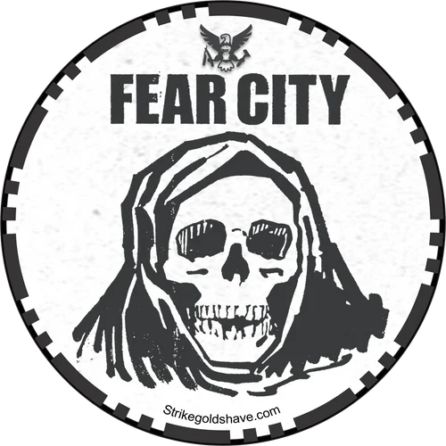 Pasteur Pharmacy Strike Gold Shave Fear City Shaving Kit with 5oz shaving soap, grooming essentials for a classic shave experience