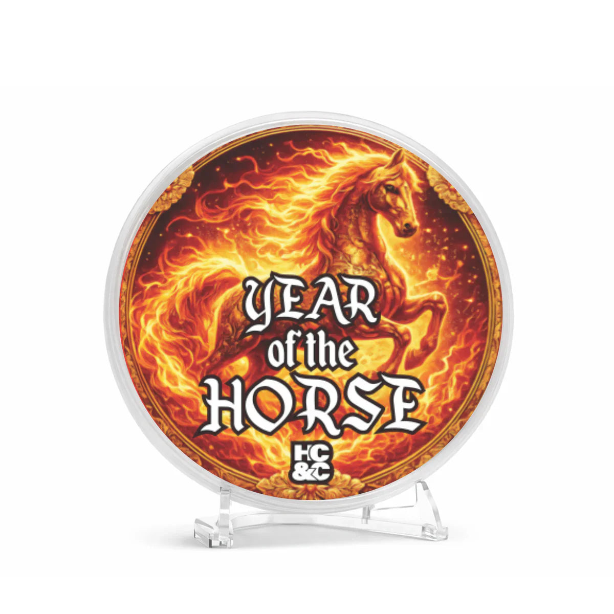 Pasteur Pharmacy HC&C Year of The Horse Collection shaving kit with 4 oz shaving soap, featuring horse-themed packaging.