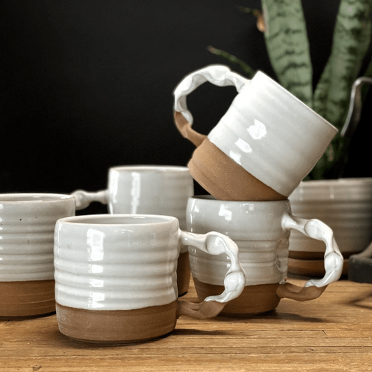 White Gravesco Pottery Shaving Mug by Pasteur Pharmacy with classic ceramic design for shaving essentials.