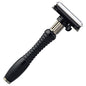 Feather adjustable double edge safety razor from Pasteur Pharmacy with a sleek handle and adjustable settings for a close shave.