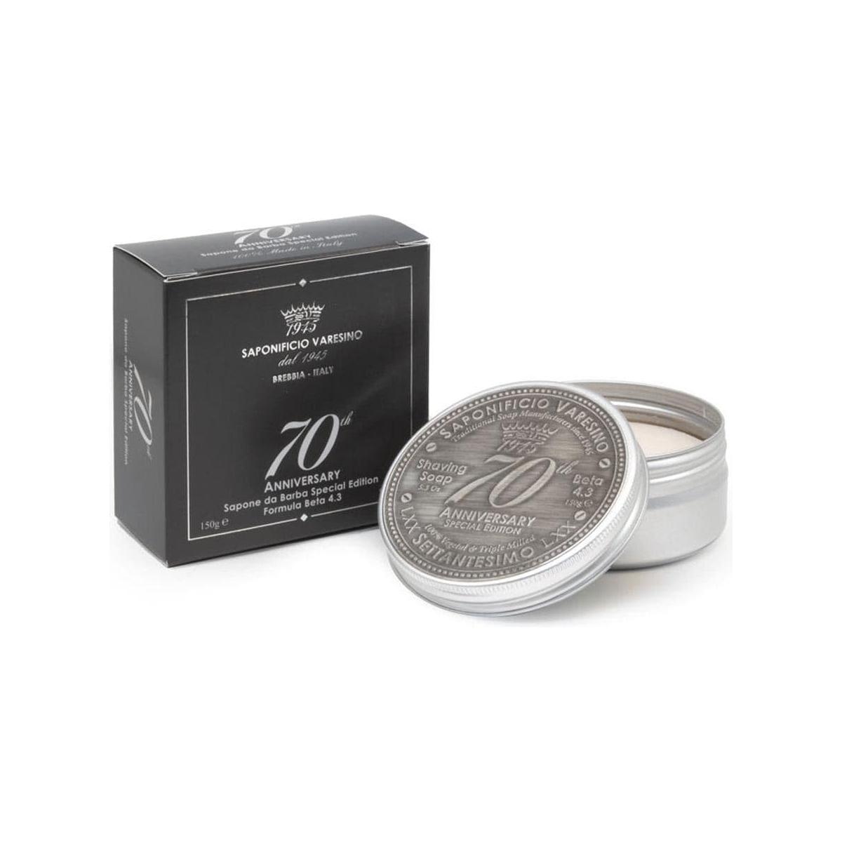 Pasteur Pharmacy Saponificio Varesino 70th Anniversary Shaving Set with 150g Beta Shaving Soap and accessories.