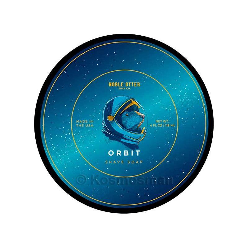 Pasteur Pharmacy Orbit Shaving Collection with aftershave splash and grooming products from Noble Otter Soap Co.