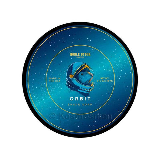 Pasteur Pharmacy Orbit Shaving Collection with aftershave splash and grooming products from Noble Otter Soap Co.