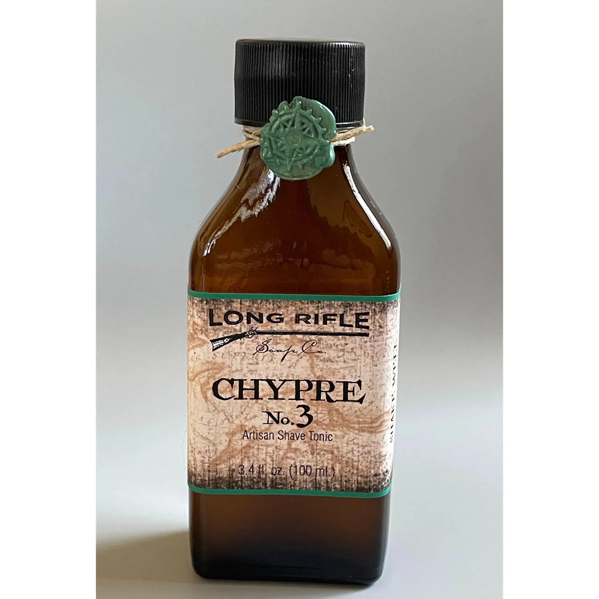 Long Rifle Soap Co. Chypre No.3 shaving set with 3 oz shaving soap in a container, part of Pasteur Pharmacy's grooming collection