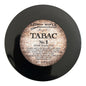 Long Rifle Soap Co. Tabac No.1 shaving set with soap container and brush, part of Pasteur Pharmacy's grooming collection.