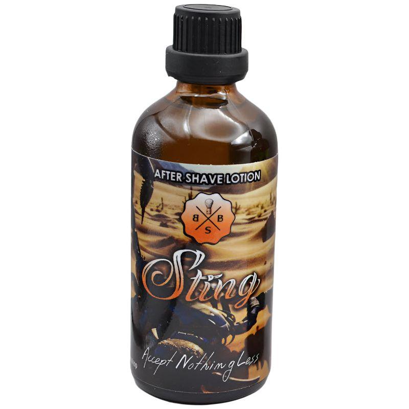 Pasteur Pharmacy BBS Sting Collection shaving set with Gaia vegan base shaving soap in 4.5 oz container, includes grooming accessories.