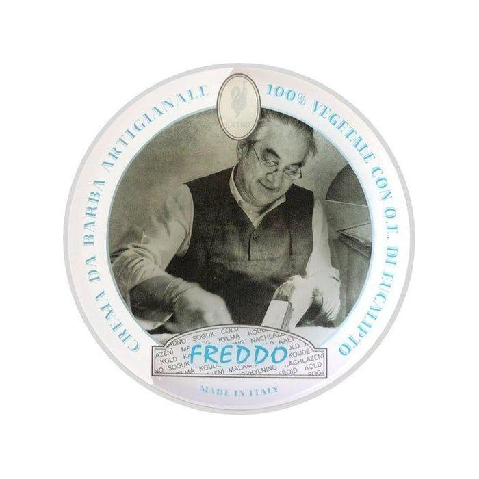 Pasteur Pharmacy Extro Cosmesi Freddo Shaving Collection with shaving cream in a 5 oz container, including a shaving brush and accessories.