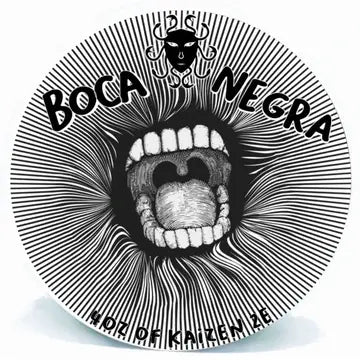 Ariana & Evans Boca Negra Kaizen 2e base shaving set with shaving soap in a sleek container, perfect for a premium grooming routine