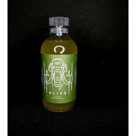 Pasteur Pharmacy House of Mammoth Alive Shaving Collection with shaving soap in a 4 oz container, ideal for grooming.