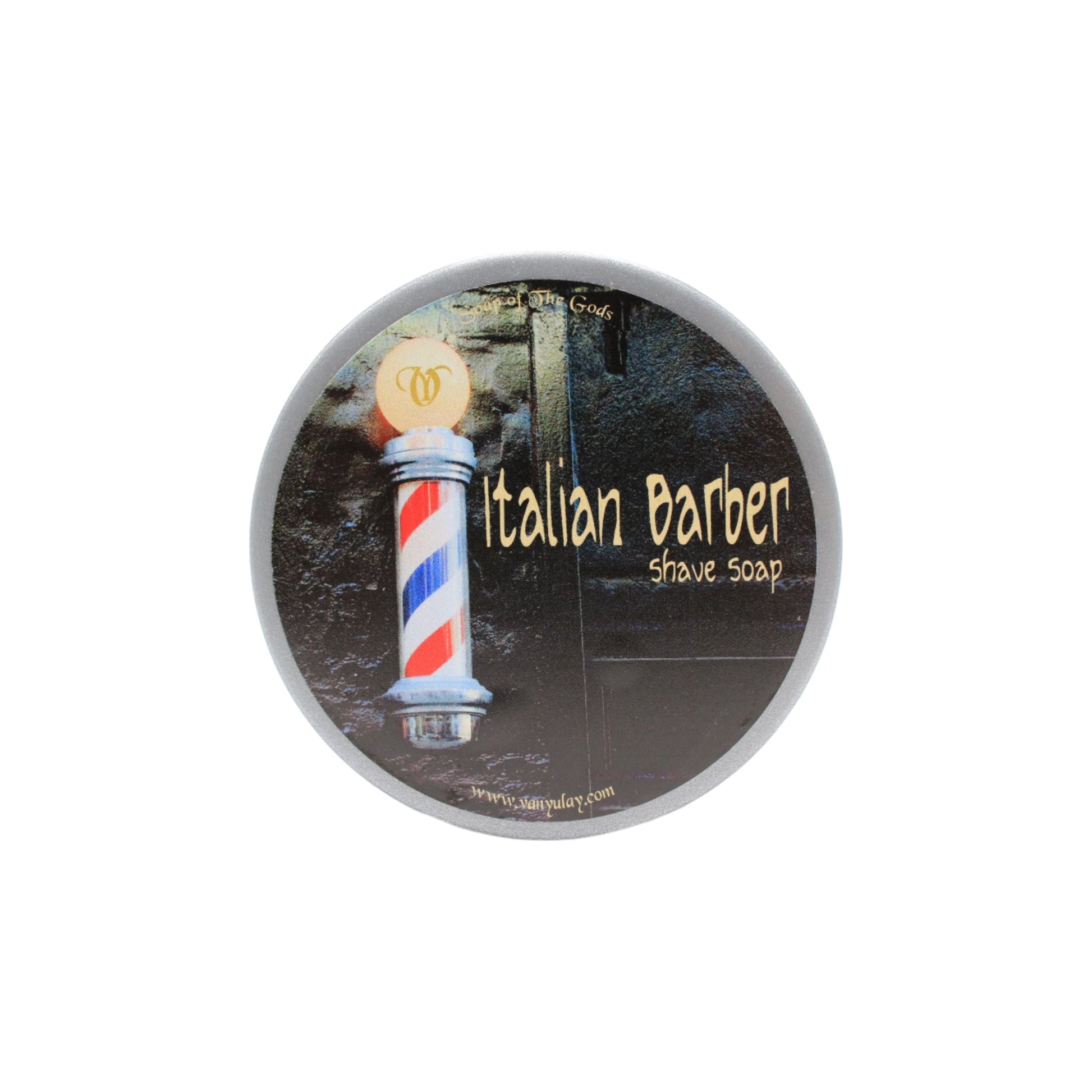 Van Yulay Italian Barber Shaving Collection shaving set with soap, brush, and accessories in a stylish package.