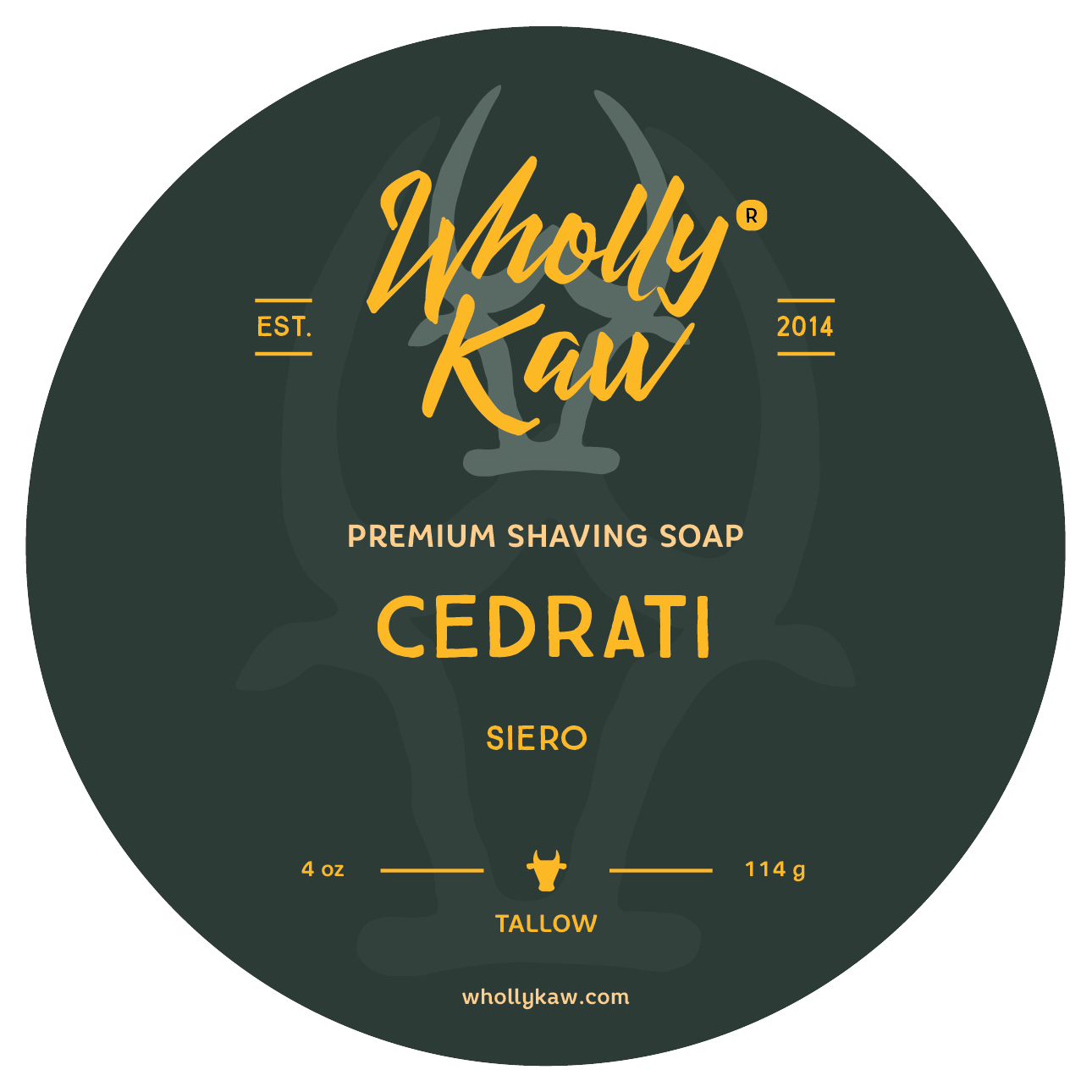 Pasteur Pharmacy Wholly Kaw Cedrati Shaving Collection with shaving soap and accessories in a set.