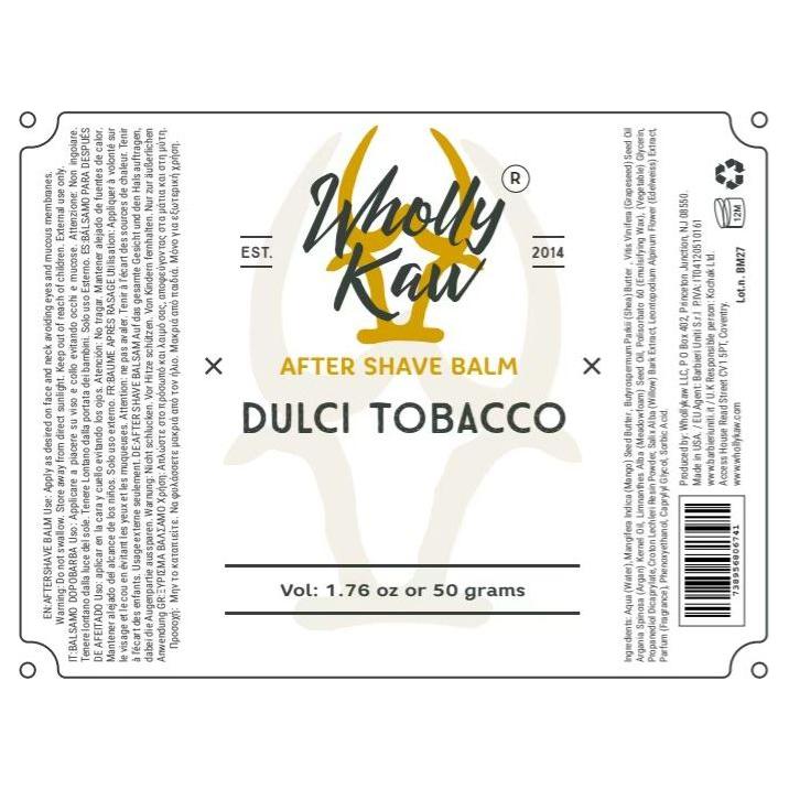 Pasteur Pharmacy Wholly Kaw Dulci Tabacco shaving set with 4 oz shaving soap and accessories for a classic grooming experience.