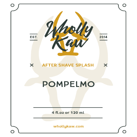 Wholly Kaw Pompelmo shaving set with 4 oz shaving soap and accessories, by Pasteur Pharmacy, in a stylish grooming collection.
