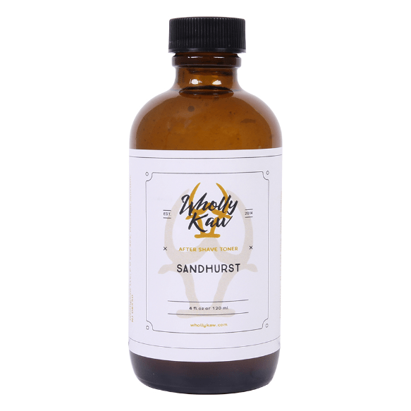 Wholly Kaw Sandhurst Shaving Collection by Pasteur Pharmacy includes a 4 oz shaving soap in a classic set with grooming accessories.