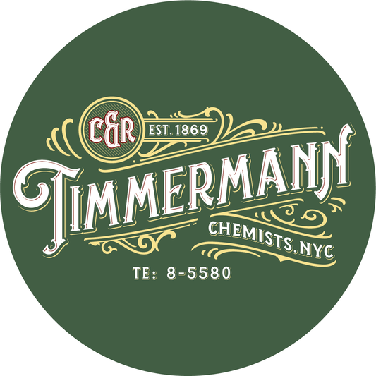 Wholly Kaw Timmermann Green Label Shaving Collection with shaving soap, brush, and accessories in a classic shaving set.