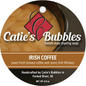 Pasteur Pharmacy Irish Coffee Shaving Set featuring Catie's Bubbles shaving soap in a 4oz container with a classic design.